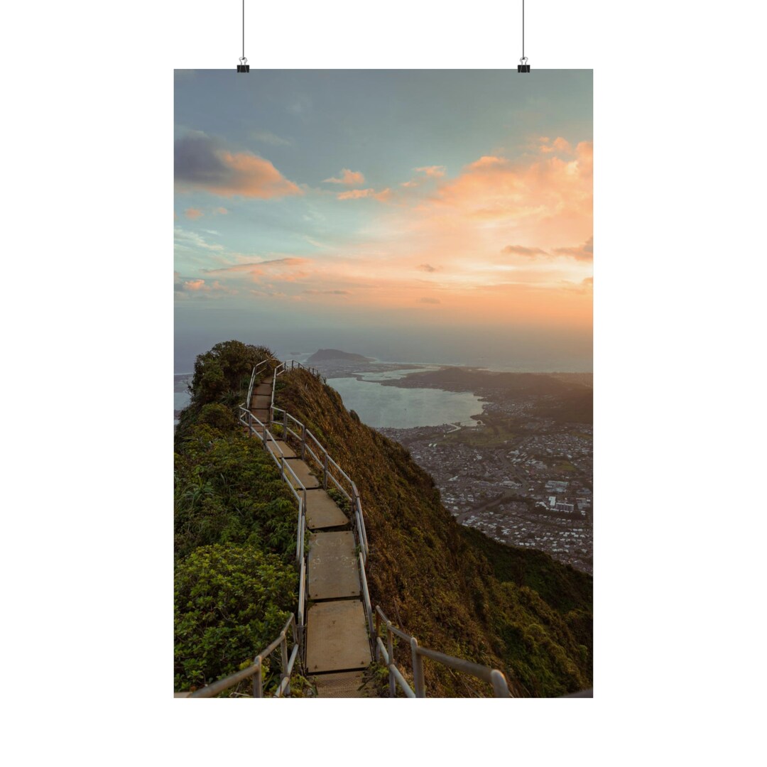 Stairway to Heaven Oahu Hawaii | Photography Print - Etsy