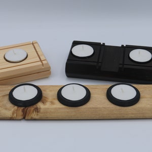 Wooden Tealight holders