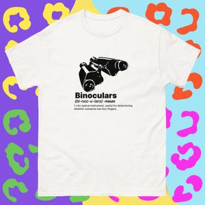 Binoculars Turkish snatch reference t-shirt