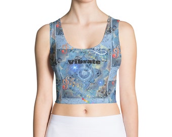 Vibrate, Universal Lover, Throat Chakra Crop Top