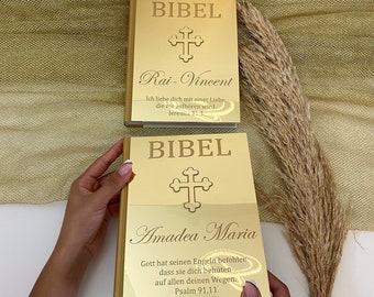 Kinderbibel | Personalisiert | Taufgeschenk | Konfirmation | Kommunion | Einschulungsgeschenk | Geburtsgasgeschenk