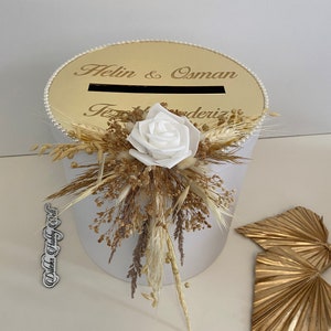 Money box personalized | Wedding | Engagement | Henna evening | Sunday | Nisan | Söz | Dügün | Guests | Box with name | Taki Kutusu