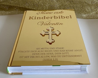 Bibbia dei bambini | Personalizzato | Regalo di battesimo | Conferma | Comunione | Regalo di compleanno | Chiesa | Religione | Per nascita | Regalo