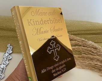 Children's Bible | Personalized | Baptism gift | Confirmation | Communion | Birthday gift | Church | Religion | For birth | Gift