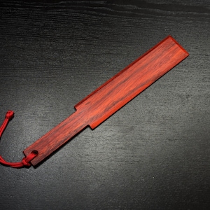 Mini Facettiertes Padauk Spanking Paddle