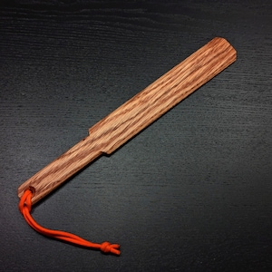 Mini facettiertes Red Oak Spanking Paddle