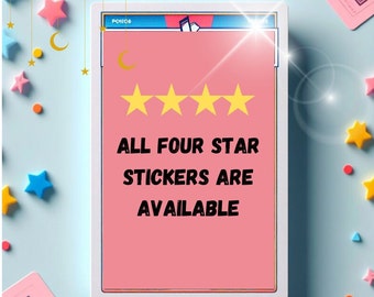 4 Star Stickers - MPGO! , Swift Deal (Read Description)