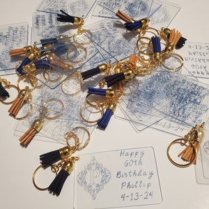 Engraved Acrylic Keychain