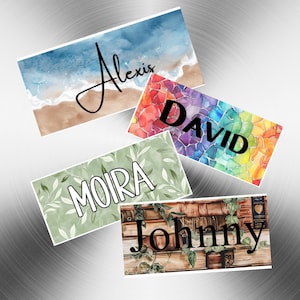 Custom Name Magnet: Personalized Locker or Fridge Decor