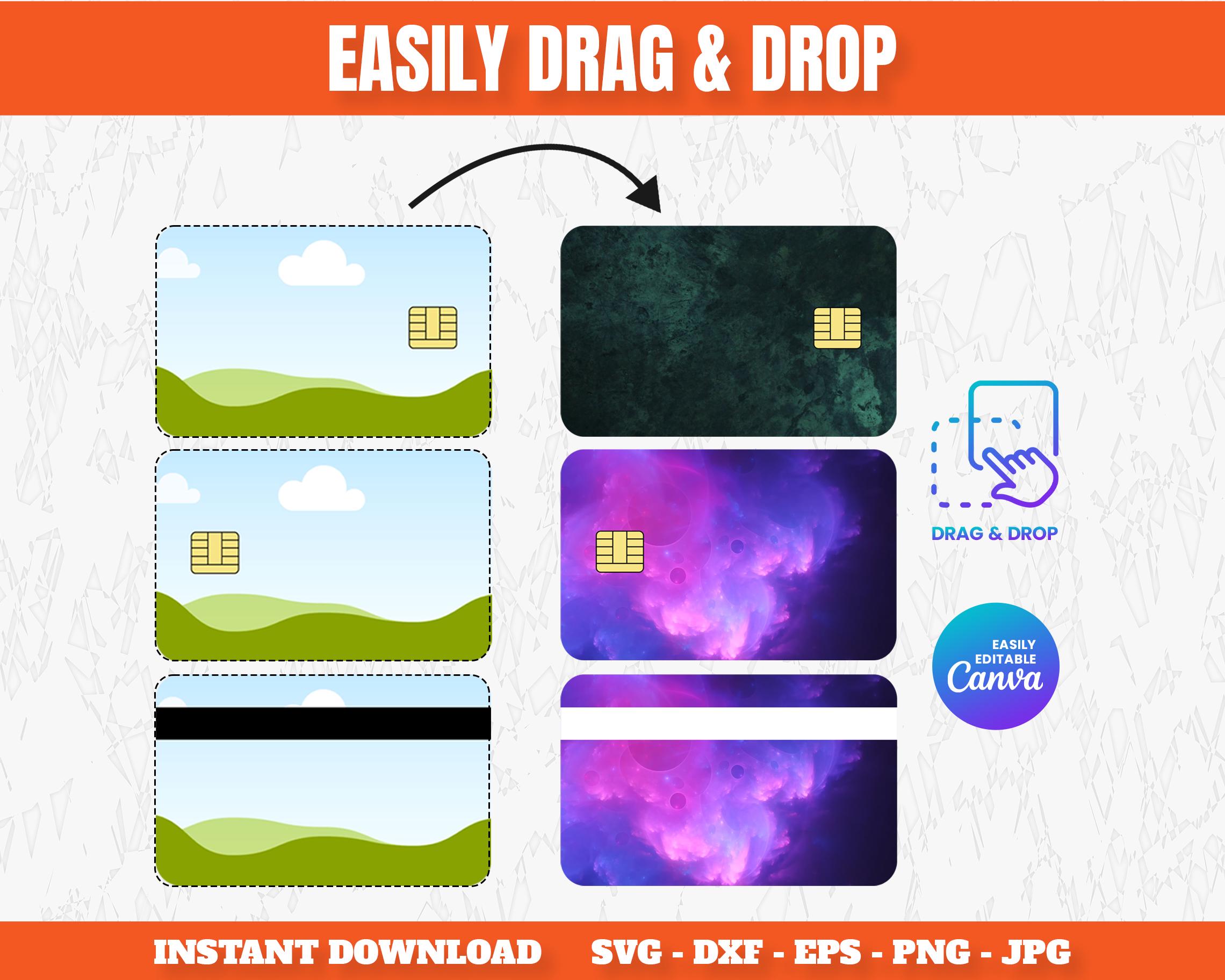Credit Card Skin Template Card Skin Cover Template Credit Card