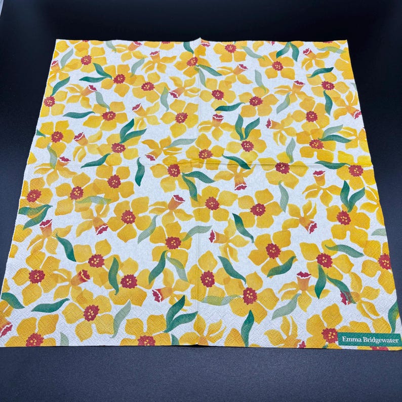 Daffodils Paper Napkins - Thumbnail 2