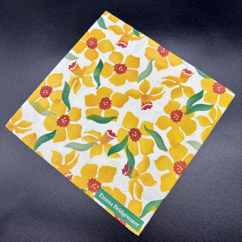 Daffodils Paper Napkins - Thumbnail 4