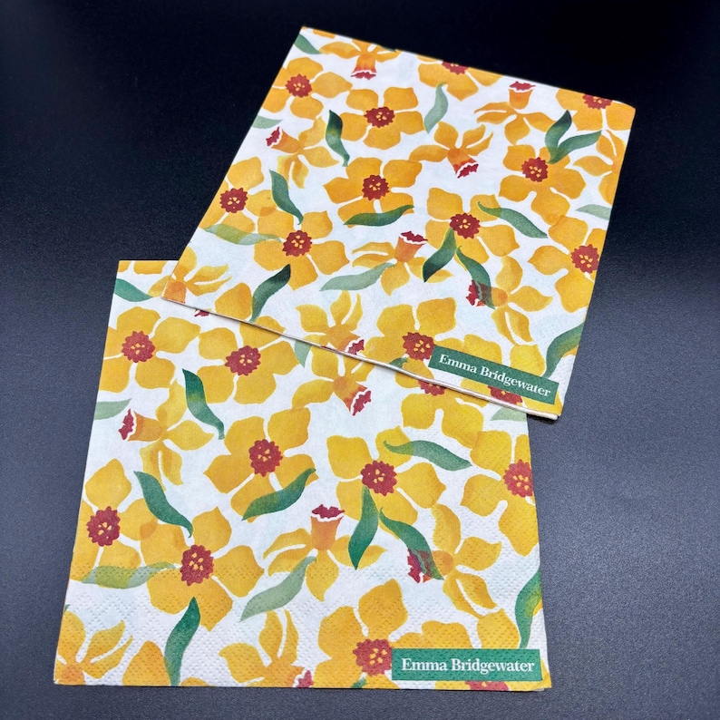 Daffodils Paper Napkins - Thumbnail 3