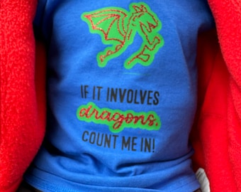 Dragon kids shirt. If it involves dragons, count me in.