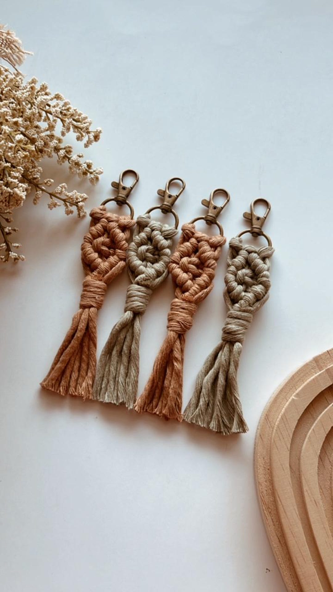 Boho Keychain - Etsy