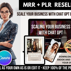 AI Business Growth eBook | ChatGPT Automation, Data Analysis (MRR/PLR)