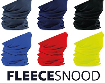 Fleece Snood | Face Nose Mouth Cover | Neck Warmer Scarf Breathable Mask | Easy wear
