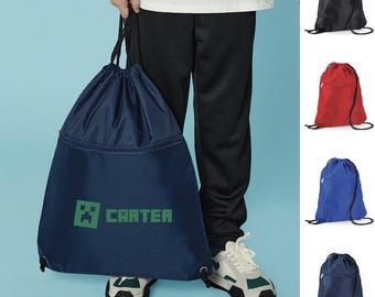 Kit scolaire personnalisé pour l'éducation physique | Cadeau gamer VR pour enfant | Nom du sac étiqueté