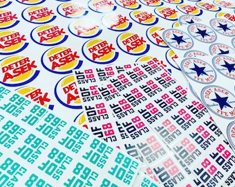Impresión de etiquetas adhesivas personalizadas / Embalaje de productos / Pegatinas con logotipos QR para empresas