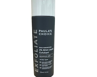 Paula's Choice Exfoliate 2% BHA Liquid Exfoliant Salicylic Acid For All Skin Types 118ml/4fl oz