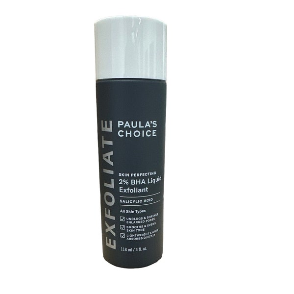 Paula's Choice Exfoliate 2% BHA Liquid Exfoliant Salicylic Acid For All Skin Types 118ml/4fl oz