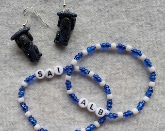 Williams F1 Formula 1 Racing Team Bracelets and Earrings | Sainz and Albon