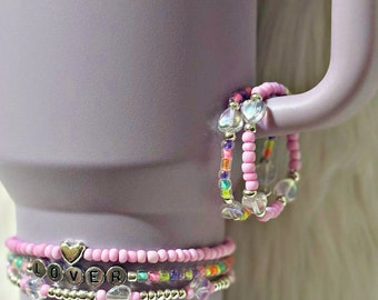 NEW Tumbler Cup Handle Accessory Charm Bling. Choose your custom color.