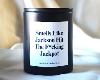 Custom Engagement Gift, Engagement Candle,Funny Gifts,  Wedding Candle, Personalized Candle, Bachelorette Party, Handcrafted Gypsum Jar