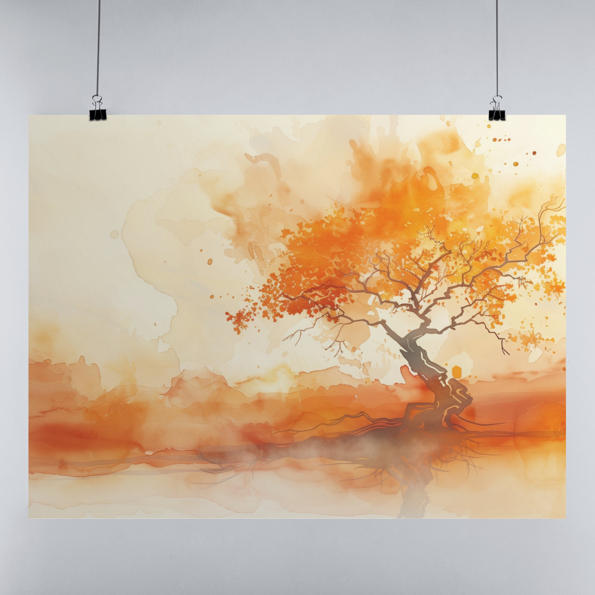 Parable Poster Parable of the Mustard Seed Canvas or Poster Christian Wall Art, Bible ...
