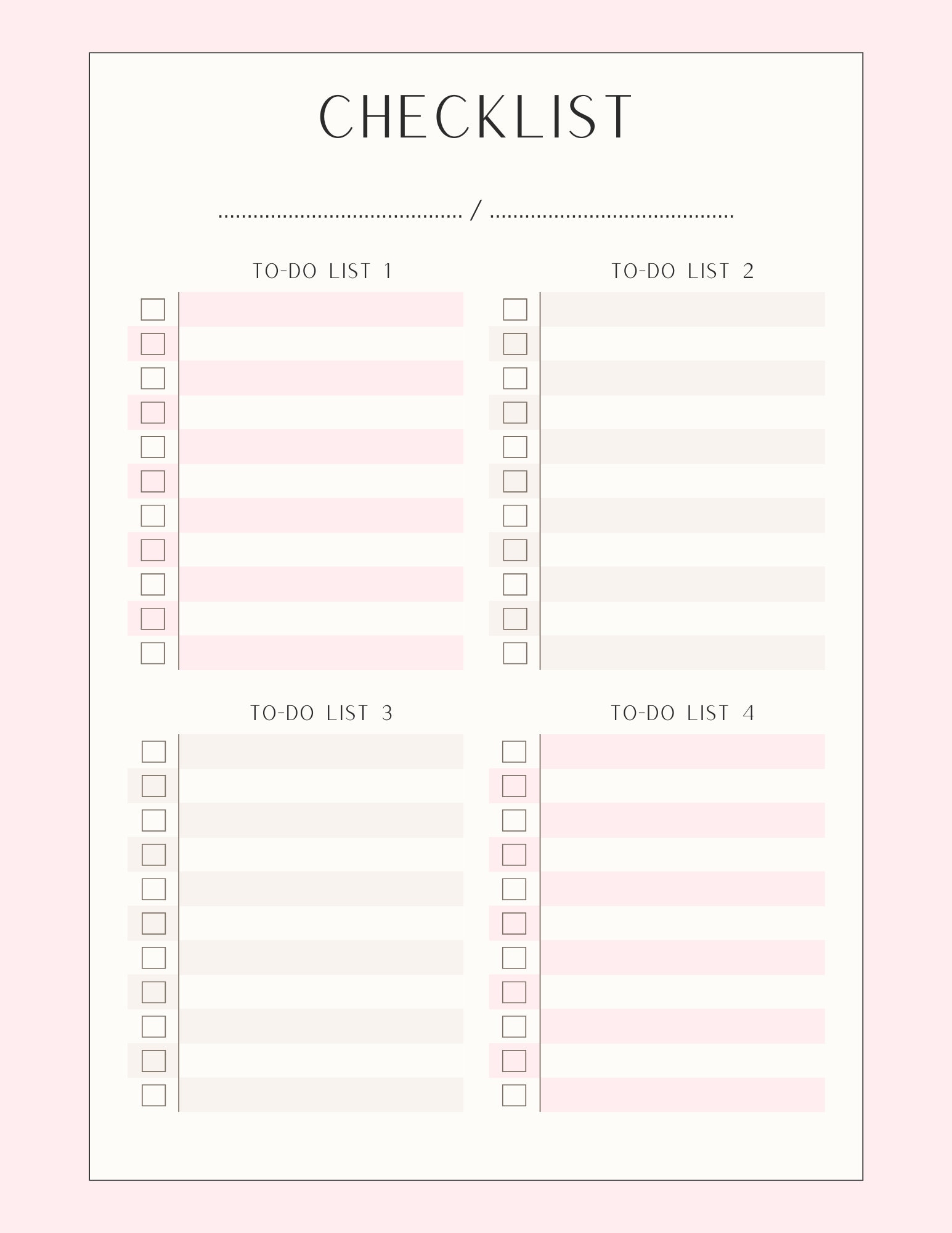 To Do List, Check List, Digital Download List, Digital Check List - Etsy