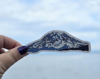 Mt. Rainier Sticker | Dishwasher-Safe, Fade-Proof Vinyl Sticker | Laptop Sticker | Water Bottle Sticker | PNW Sticker