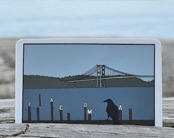 Tacoma's Titlow Park Sticker (CHOOSE YOUR SPARKLE) | Dishwasher-Safe, Fade-Proof Vinyl Sticker | Laptop Sticker | Water Bottle Sticker