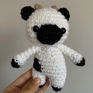 Crochet Cow Plushie | Handmade Amigurumi Stuffed Toy