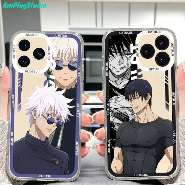 Anime Phone Case-Gojo Phone Case, Toji Fushiguro Phone Case, Sukuna Phone Case, Jijitsu Kaisen Phone Case, Cool Anime Phone Case, Iphone 15