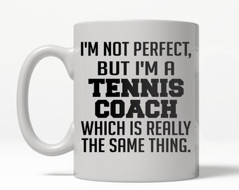 Regalo per allenatore di tennis, regalo per tennis, tazza da caffè da tennis, regali per lui, tazza da tennis, tazza da caffè, regali per papà, regalo perfetto per allenatore di tennis