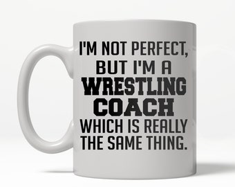 Regalo di wrestling, Regalo per allenatore di wrestling, Tazza da caffè di wrestling, Regali per lui, Tazza di wrestling, Tazza di caffè, Regalo per papà, Perfetto allenatore di wrestling