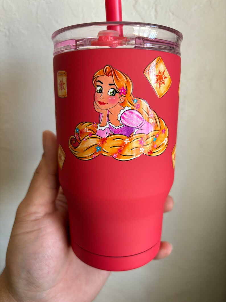 Rapunzel Metal Kids Cup - Etsy