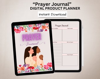 Prayer Journal, Journal, Prayer Journal Digital, Planner, Digital Planner, Planner 2024