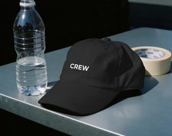 Crew Embroidered Dad Cap | Classic Dad Cap | Film Production Gift | Director Producer Videographer