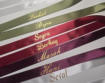 Nastro per fidanzamento, fiocchi per fidanzamento, nastro per fidanzamento con perle, 70 cm in vari colori