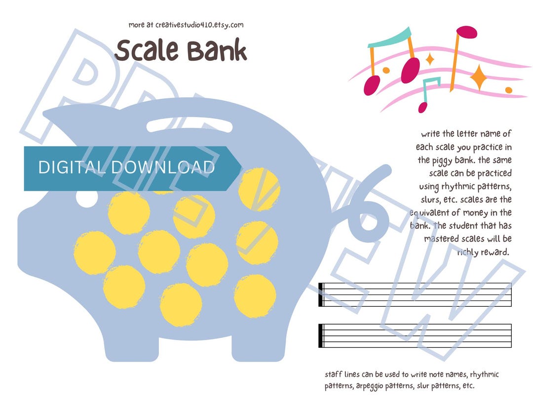 Scale Bank - Mindful & Creative Repetition Tracker for Music Students ...