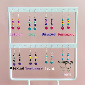 LGBTQ Flag Pride Earrings | Cute Accessories | Lightweight