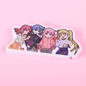 Bocchi Die Cut Sticker | Weatherproof Anime Sticker| Laptop Journal Sticker