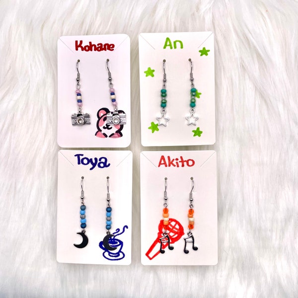 Project Sekai Inspired Earrings - Vivid Bad Squad