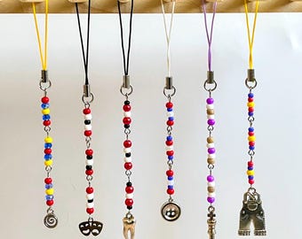 The Amazing Digital Circus Inspired Charms | Phone Bag Car Charms | Cute Beaded Accessories