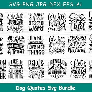 Hunde-Zitate-Svg-bundle, Hundeliebhaber-Zitate svg-bundle, Hundemama svg, Pfote, Fellmama svg, Welpen svg, Hunde Sprüche svg, Hundeclipart, Hunde-Zitate SVG Fur Mom