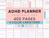 ADHD Planner Adult, ADHD Planner, ADHD Journal, Printable Adhd Planner, Adhd Planner Digital, Adhd Life Planner, Printable Adhd Planner