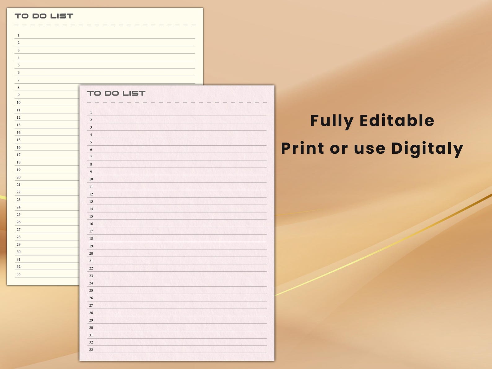 To Do List Printable,editable Minimal to Do List Printable,simple Task ...