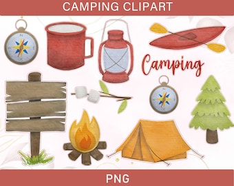 camping svg bundle camping clipart, CAMPING SVG Bundle, CAMPING Clipart, Camping Silhouette, Campfire Svg, Camping Svg cut files for Cricut