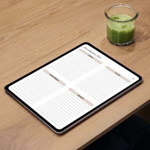May include: A digital tablet with a white background and black border. The screen displays a "Socialization List" with four sections labeled "People", "Places", "Other Animals", and "Objects".